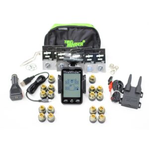 18 Wheeler Tire Pressure Monitor System TPMS with Stand Alone Display Unit