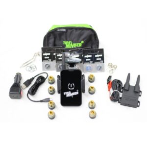 Boat Trailer Tire Pressure Monitoring System with 8 Sensors and Phone App