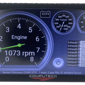 Computech DataMaxx Pro Dash Drag Racing Data Logger Screen - Tractor Pulling View
