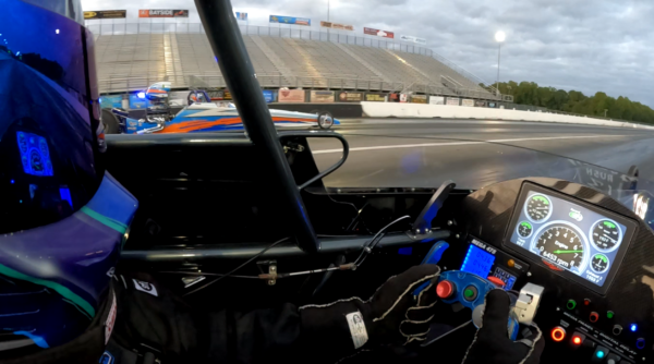 Computech DataMaxx Pro Dash in Action on Matt Parlett's Top Dragster