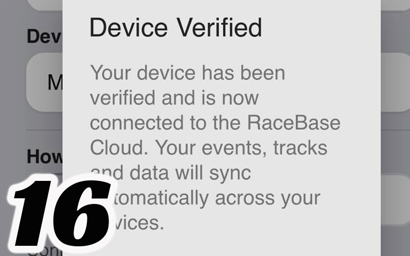 Upgrading RaceBase 16