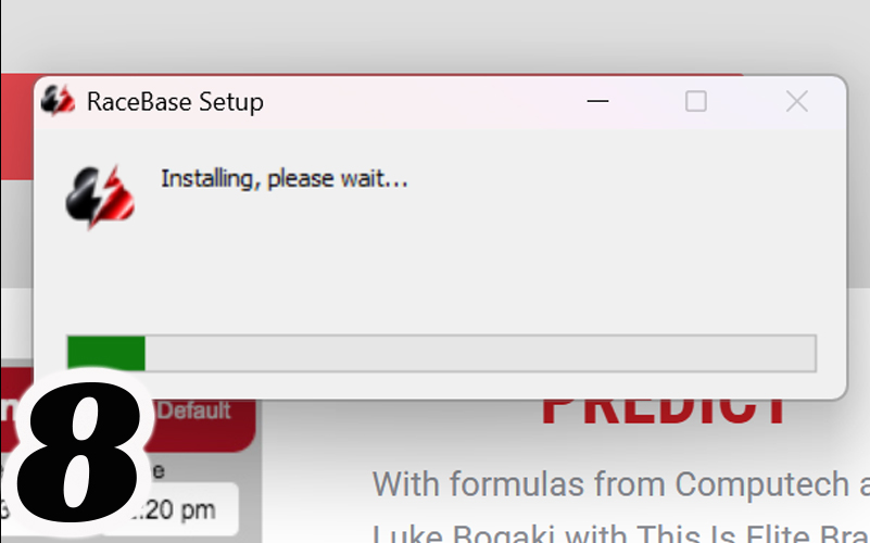 Upgrading RaceBase 8